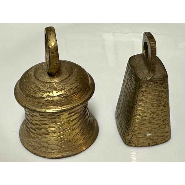 Indian Vintage Mid 20th Century Solid Brass Animal Bells- Set of 2 For Sale - Image 3 of 8