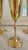 1970s Vintage Indian Brass-Plated Tall Goblets, Set of 3 For Sale - Image 5 of 15