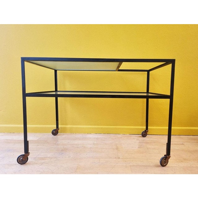 Modern Modern Bar Trolley by Herbert Hirche, 1950s For Sale - Image 3 of 8