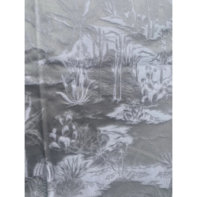 Kanchi by Shobhna and Kunal Mehta Sundarbans Silver Decorator Upholstery Fabric Remnant For Sale