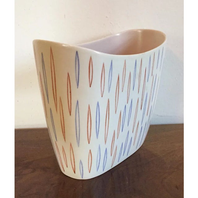 1950's Mid Century Modern English Poole Pottery Vase For Sale In New York - Image 6 of 11