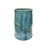 Vintage Distressed Marks Turquoise Green Lotus Fishes Ceramic Holder For Sale - Image 4 of 14