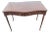 Walnut 2-Drawer Writing Table W/ Burl Walnut Top For Sale