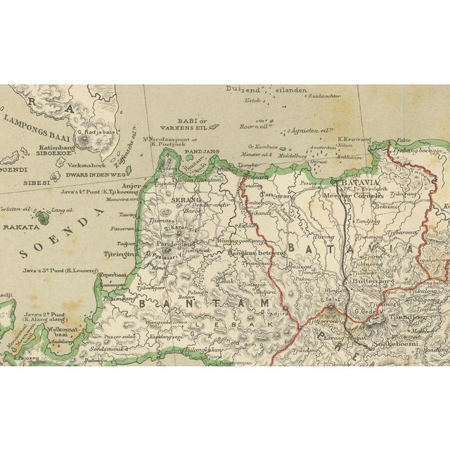 Late 19th Century Map of Java, Madura and Bali, 1884 For Sale - Image 5 of 12