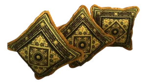 Italian Cistom Made Versace Pillows - Set of 3