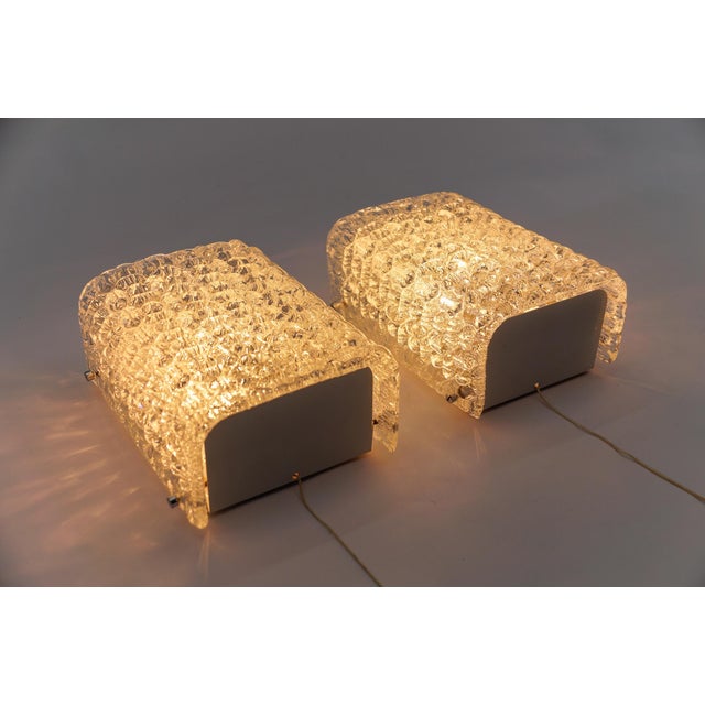 Space Age Bubble Glass Wall Lights, 1970s, Set of 2 For Sale - Image 13 of 14