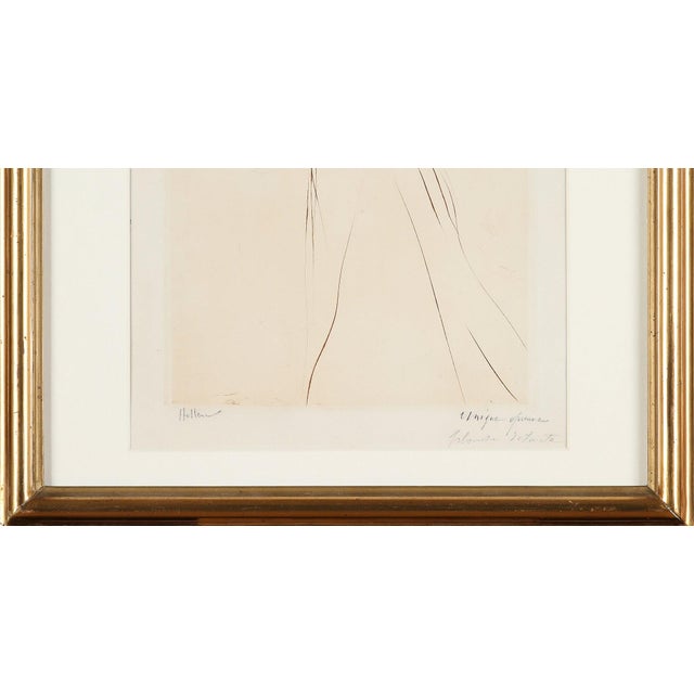 Paul César Helleu, Study of 4 Women, Etching, Framed For Sale - Image 4 of 6