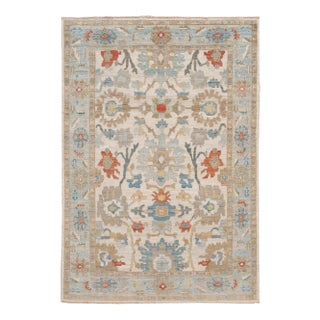 21st Century Modern Sultanabad Wool Rug For Sale