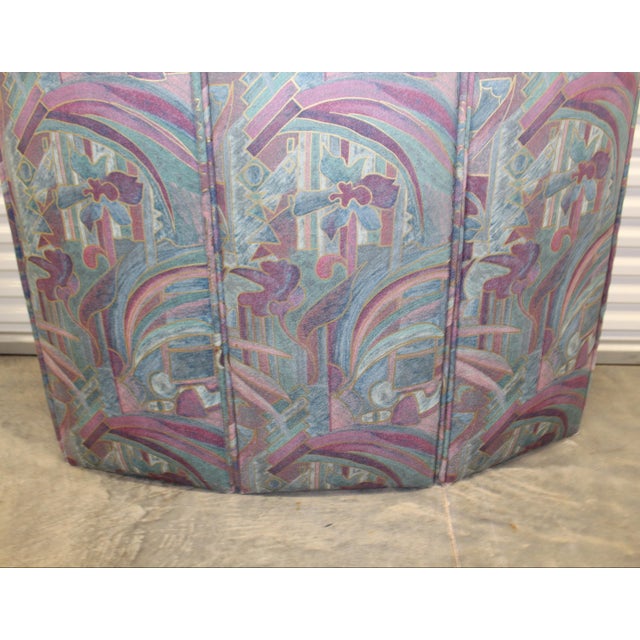 1980s Postmodern 3 Panel Room DividerScreen For Sale - Image 4 of 7