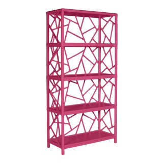 Tiffany Etagere in Hot Pink For Sale