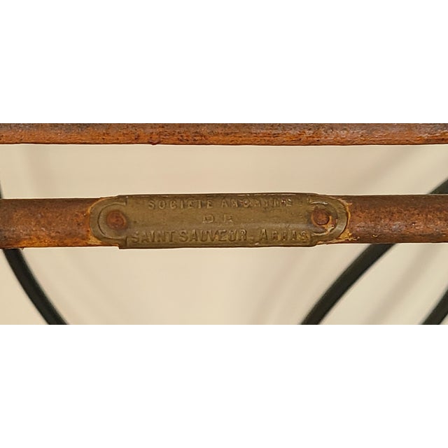 Garden Tables and Chairs, 1890s, Set of 4 For Sale - Image 9 of 15