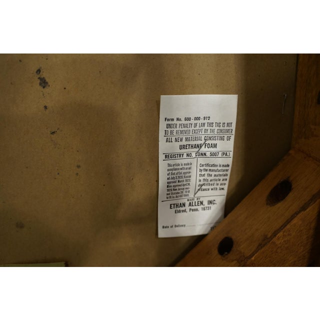 Ethan Allen Heirloom Nutmeg Maple Colonial Early American Spindleback Dining Side Chair 10-6100 For Sale - Image 11 of 12