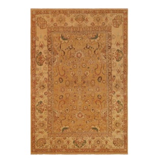 1980s 1980s Vintage Bohemian Isabel Gold/Tan Wool Rug For Sale