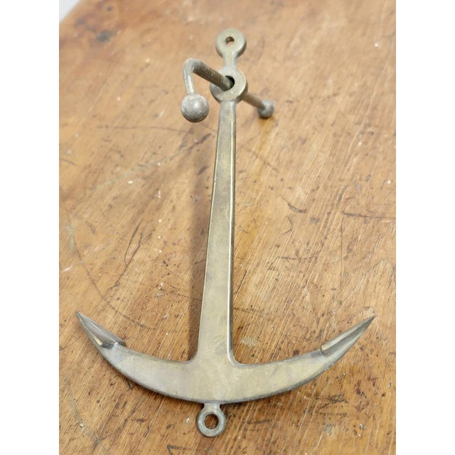 Bronze Yacht Anchor Desk Ornament, 1890s For Sale - Image 5 of 8