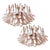 Italian Petal Ceiling Lights, Set of 2 For Sale