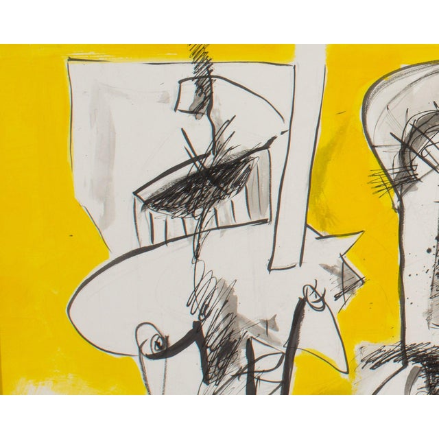 2011 “What?” Abstract Mixed Media Drawing Signed by James L. Bruch For Sale In Indianapolis - Image 6 of 10