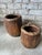 Brown Pair of Vintage Woven Baskets For Sale - Image 8 of 16
