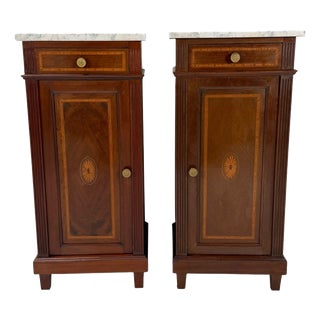 Art Nouveau Nightstands, 1900s, Set of 2 For Sale