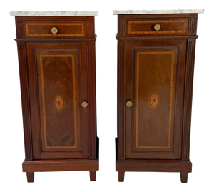 Art Nouveau Nightstands, 1900s, Set of 2