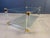 1970s Vintage Acrylic and Brass Coffee Table, 1970s For Sale - Image 5 of 11
