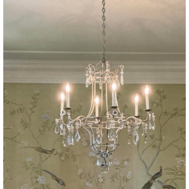 Dennis and Leen Formations DuPont French Crystal Chandelier.