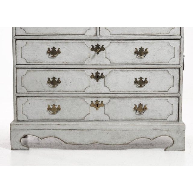 Metal Scandinavian Chest with Iron Handles, 18th Century For Sale - Image 7 of 11