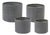 Ornate Geometric Metal Planter (Set of 4) For Sale
