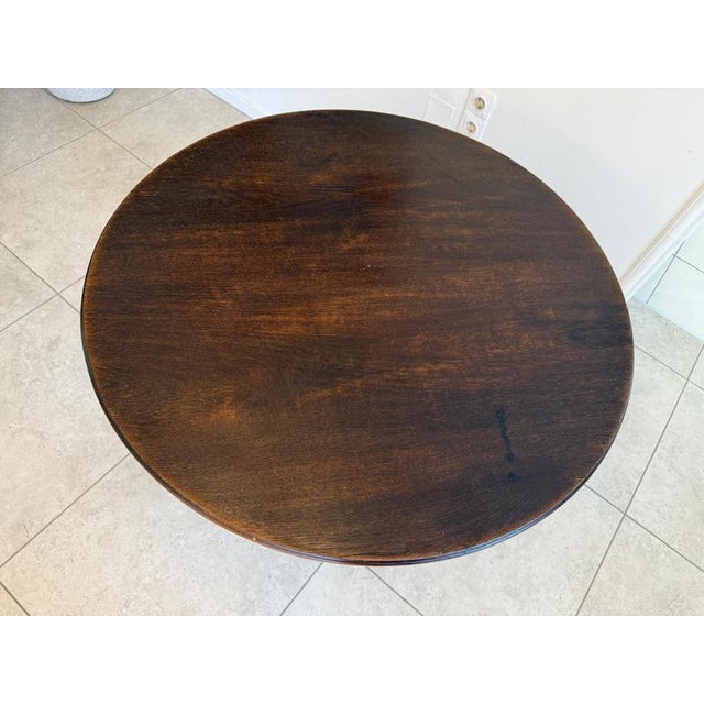 Art Nouveau Dining Table in Oak, 1890s For Sale - Image 6 of 9