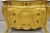 Mid 20th Century Vintage Daniel Jones French Louis XV Style Gold Bombe Marble Top Nightstand For Sale - Image 5 of 11