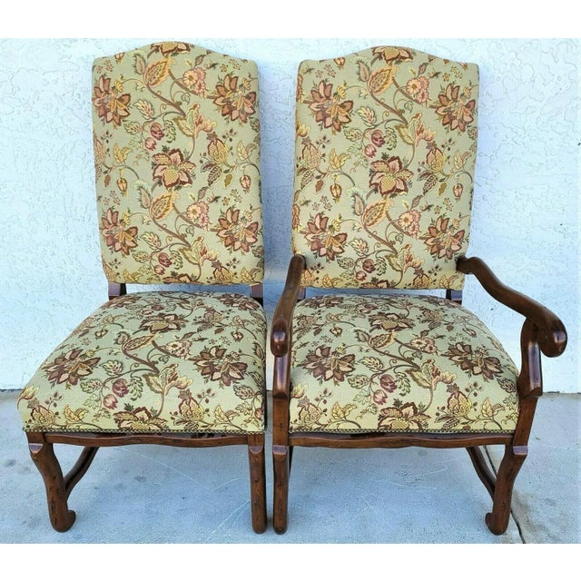 Early 20th Century Louis XIV Dining Chairs Os De Mouton For Sale - Image 5 of 12