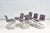 6 Steel Gastone Rinaldi Dining Chairs for Rima, Italy 1970 For Sale - Image 4 of 12