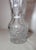 Glass Vintage American Brilliant Lace Cut Clear Crystal Ornate Flower Vase Glass For Sale - Image 7 of 11