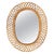 1950s Vintage Rattan Wall Mirror from Bonacina, Italy, 1950s-1960s For Sale - Image 5 of 5
