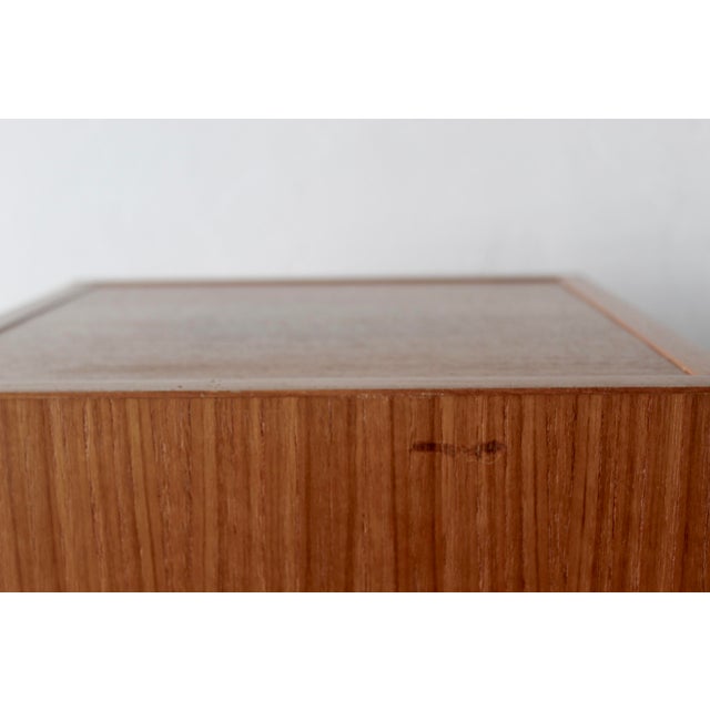 1970s FBJ Møbler Danish Scandinavian Modern Teak Pedestal Plant Stand End Side Table For Sale - Image 9 of 17