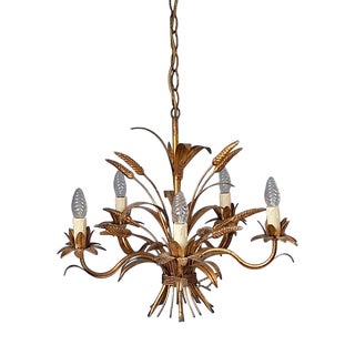 Wheat Sheaf Chandelier, 1960s For Sale