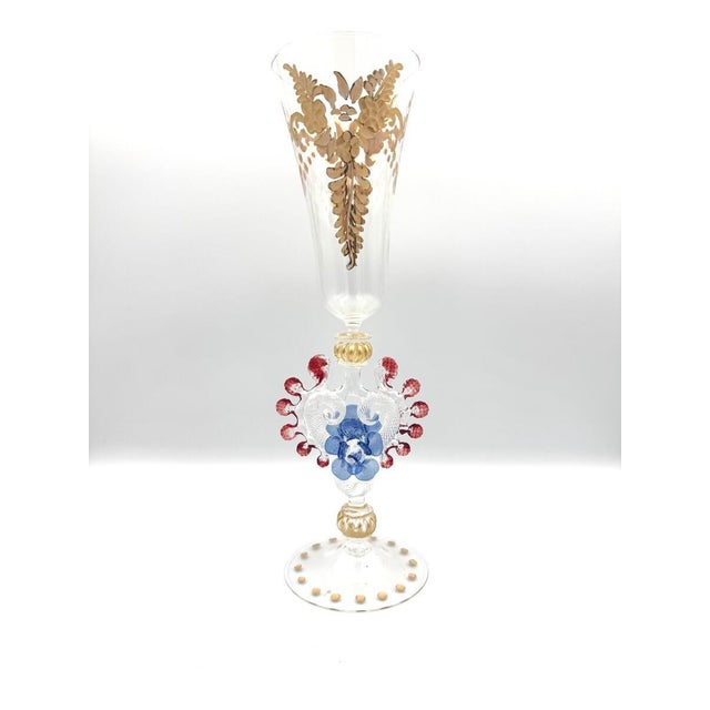 Venetian Glasses, Set of 8 For Sale - Image 8 of 18