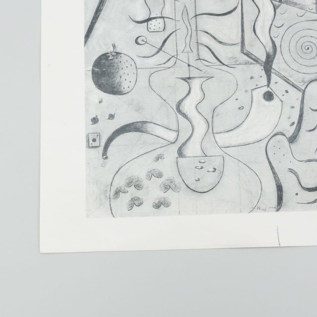 Joan Miro, The Kerosene Lamp, 1979, Photographic Paper For Sale - Image 3 of 16