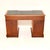 19th Century Victorian Satinwood Pedestal Desk with Leather Top, 1860s For Sale - Image 5 of 11