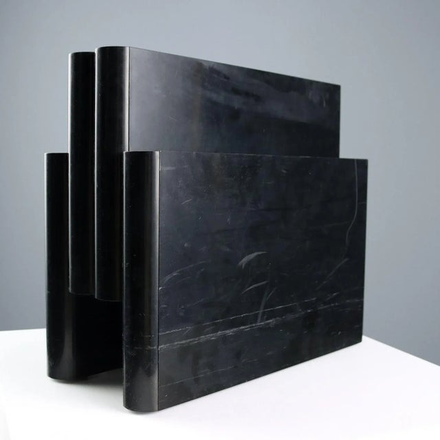 Black Vintage Magazine Rack from Kartell, 1980s For Sale - Image 8 of 10