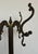 Early 20th Century Bronze and Brass Burnished Art Nouveau Belle Epoque Hanger, Bronze Grifone Feet For Sale - Image 11 of 18