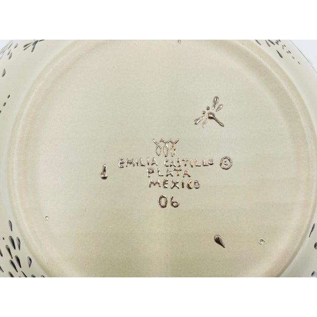 Emilia Castillo Porcelain & Pure Silver Bowl, Signed & Dated For Sale - Image 12 of 13