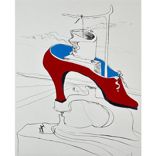 Surrealism Salvador Dali After 50 Years of Surrealism the Curse Conquered For Sale - Image 3 of 6