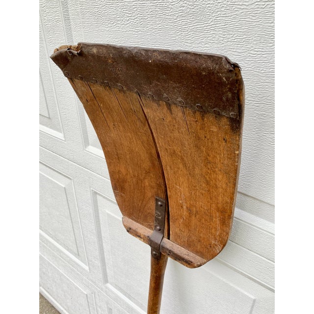 Late 19th Century Antique 19th Century Hand Made Wooden Grain Shovel For Sale - Image 5 of 13