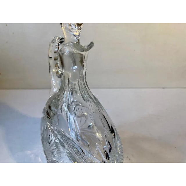 French Cut Crystal Decanter from Cristal De Lorraine, 1950s For Sale - Image 8 of 13