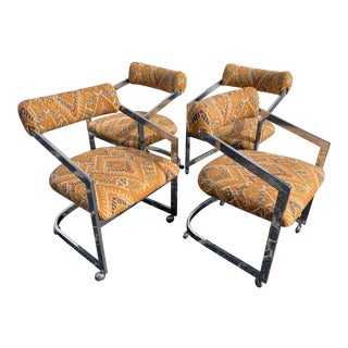 1980s Vintage Design Institute of America Chairs - Set of 4 For Sale