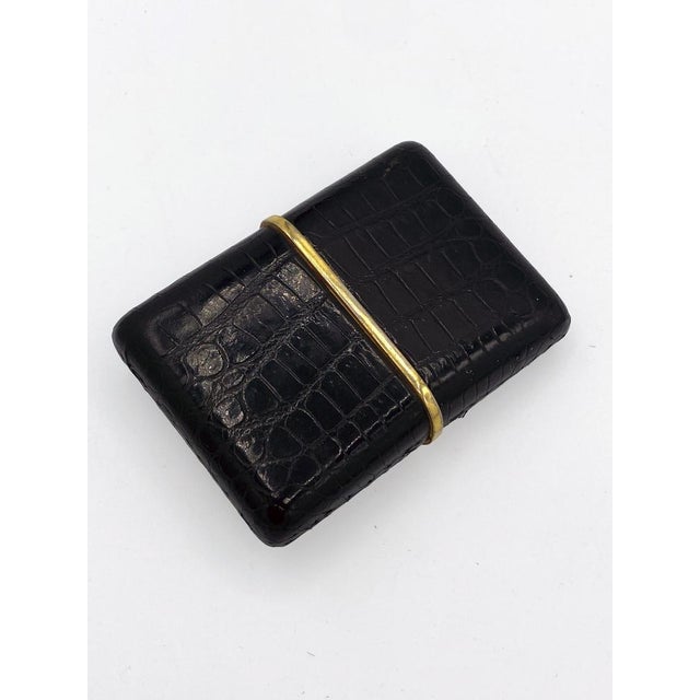 Black Large 895 Ermeto Pullman 8-Day Travel Watch from Movado, 1940s For Sale - Image 8 of 10