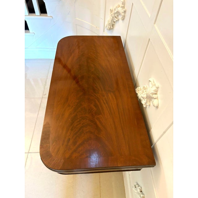 Antique William IV Figured Mahogany Console Table, 1835 For Sale - Image 6 of 12