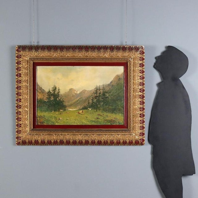 Oil on canvas. Signed lower left. Giuseppe Buscaglione's predominantly landscape work is characterized by a focus on light...