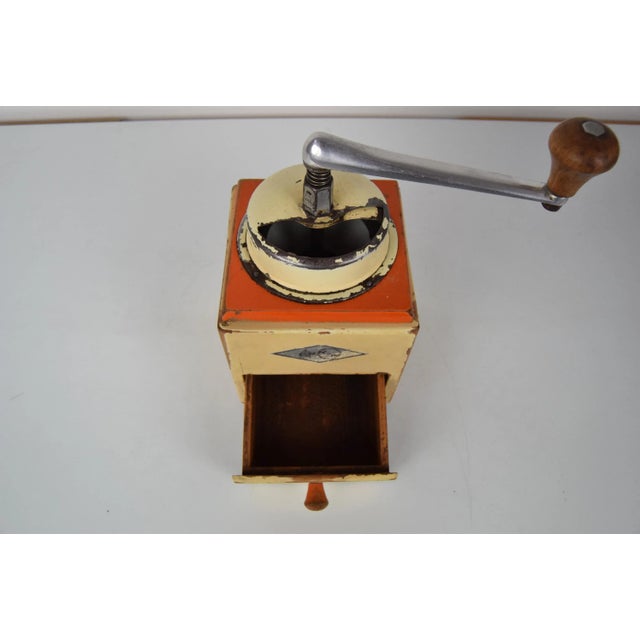 Red Mid-Century Coffee Grinder, 1950s For Sale - Image 8 of 14
