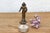Brass Indian Patinated Bronze Miniature Devotional Figure For Sale - Image 8 of 8